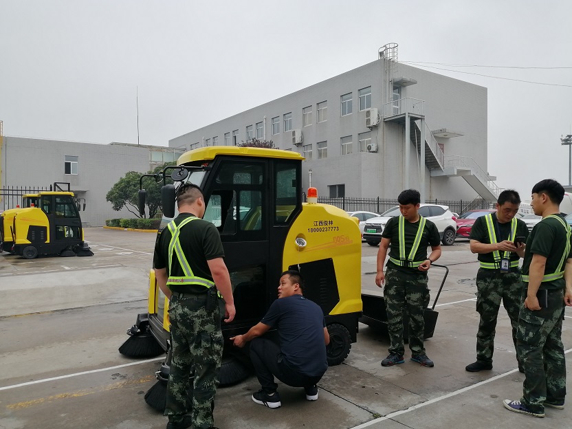 S19掃地機某機場交貨試機清掃視頻2019-6